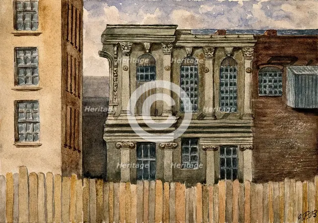 Royal College of Physicians, Warwick Lane, London, c1887. Creator: G. F. B..
