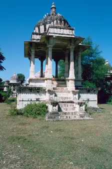 Royal cenotaphs, Ahar, Udaipur, Rajasthan, India. Creator: Vivienne Sharp