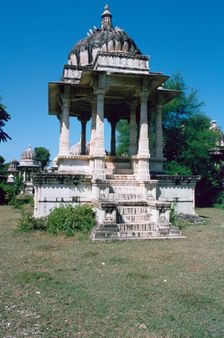 Royal cenotaphs, Ahar, Udaipur, Rajasthan, India. Creator: Vivienne Sharp
