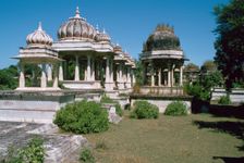 Royal cenotaphs, Ahar, Udaipur, Rajasthan, India. Creator: Vivienne Sharp