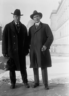 Royal Cleaves Johnson, Rep. from South Dakota, left, with Rep. Vestal of Indiana, 1918. Creator: Harris & Ewing