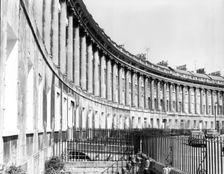 Royal Crescent, Bath, Somerset, c1955. Creator: Arthur Charles Kirby Ware