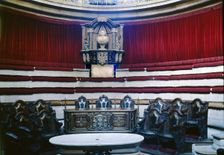 Royal Academy of Surgery and Medicine, interior of the circular hall, 1761. Creator: Ventura Rodriguez (1717-1785)