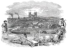 Royal Agricultural Society of England, Twelfth Annual Meeting and Exhibition, Exeter, 1850. Creator: Smyth