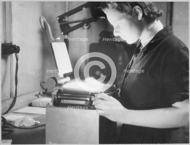 Royal Air Force No. 2 School of Photography, Palatine Road, Blackpool, 1942-1943. Creator: Barnet Saidman.