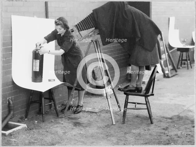 Royal Air Force No. 2 School of Photography, Palatine Road, Blackpool, 1942-1943. Creator: Barnet Saidman.