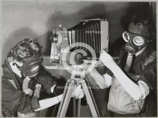 Royal Air Force No. 2 School of Photography, Palatine Road, Blackpool, 1942-1943. Creator: Barnet Saidman.