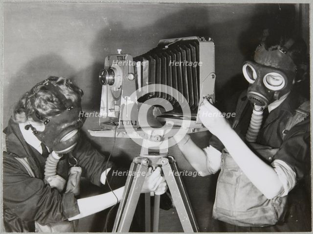 Royal Air Force No. 2 School of Photography, Palatine Road, Blackpool, 1942-1943. Creator: Barnet Saidman.