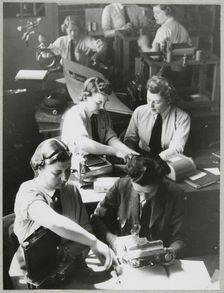 Royal Air Force No. 2 School of Photography, Palatine Road, Blackpool, 1942-1943. Creator: Barnet Saidman