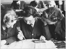 Royal Air Force No. 2 School of Photography, Palatine Road, Blackpool, 1942-1943. Creator: Barnet Saidman