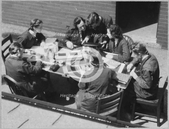 Royal Air Force No. 2 School of Photography, Palatine Road, Blackpool, 1942-1943. Creator: Barnet Saidman.