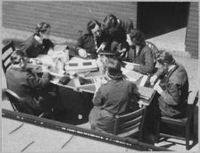 Royal Air Force No. 2 School of Photography, Palatine Road, Blackpool, 1942-1943. Creator: Barnet Saidman