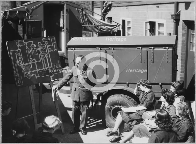 Royal Air Force No. 2 School of Photography, Palatine Road, Blackpool, 1942-1943. Creator: Barnet Saidman.