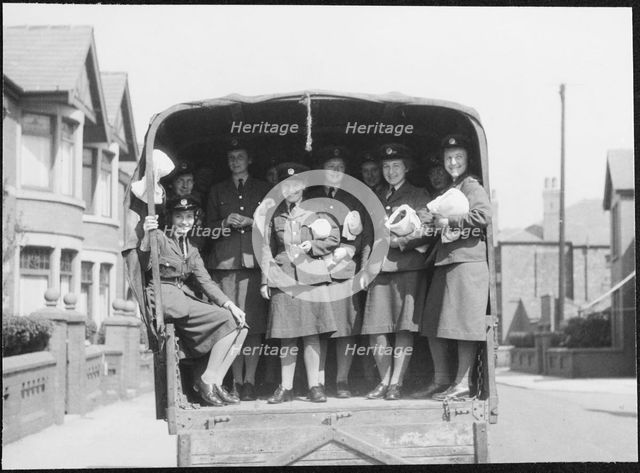 Royal Air Force No. 2 School of Photography, Palatine Road, Blackpool, 1942-1943. Creator: Barnet Saidman.