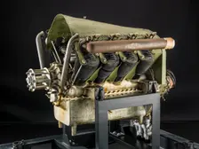 Royal Aircraft Factory RAF-1a, V-8 Engine, ca. 1914. Creator: Royal Aircraft Factory