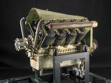 Royal Aircraft Factory RAF-1a, V-8 Engine, ca. 1914. Creator: Royal Aircraft Factory