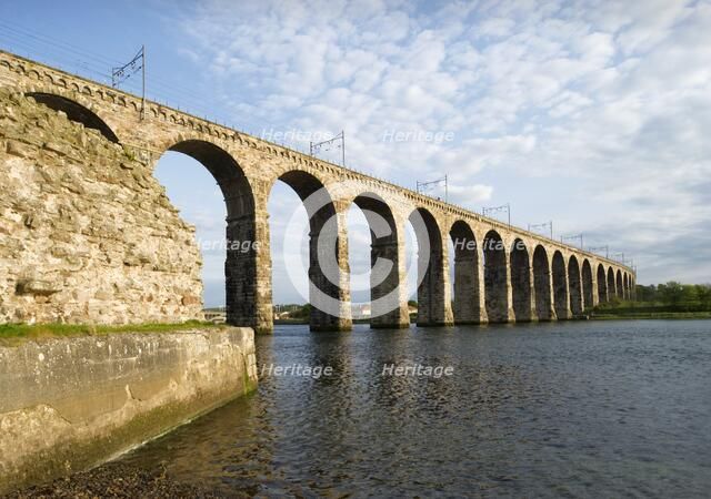 Royal Border Bridge, Berwick-upon-Tweed, Northumberland, 2010. Artist: Historic England Staff Photographer.