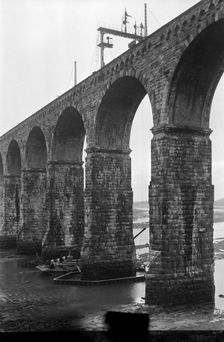 Royal Border Bridge, Berwick upon Tweed, Northumberland, c1945-1980. Artist: Eric de Maré