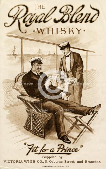 Royal Blend Whisky, 19th century. Artist: Unknown
