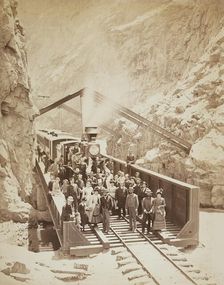 Royal Gorge, 1885. Creator: William H. Jackson