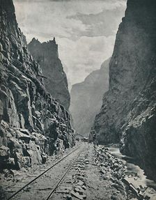 Royal Gorge of the Arkansas c1897. Creator: Unknown