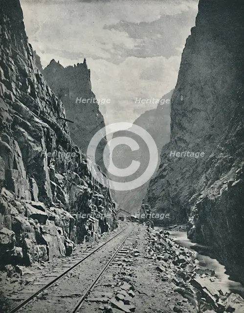 'Royal Gorge of the Arkansas', c1897. Creator: Unknown.