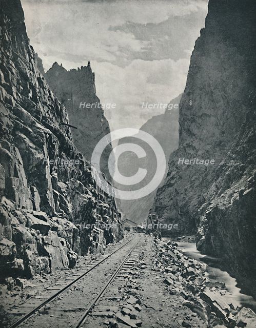 'Royal Gorge of the Arkansas', c1897. Creator: Unknown.