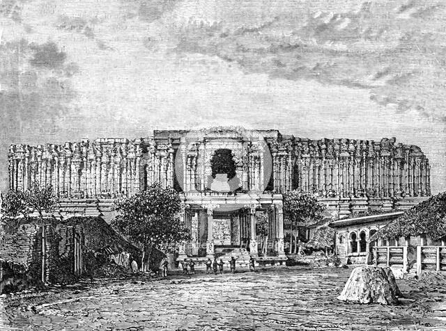 'Royal Gate of the Temple of Siringham; Trichinopoly and Madura (Southern India), and their Temples' Creator: Unknown.