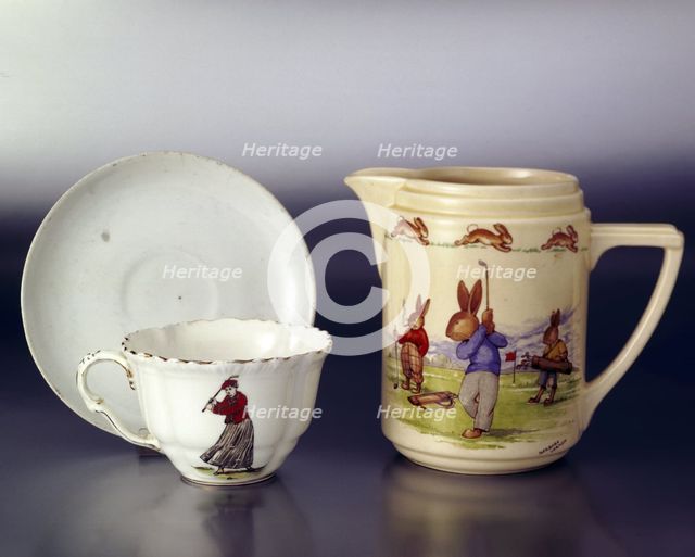 Royal Doulton tableware, 1930s. Creator: Unknown.