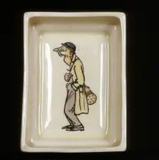 Royal Doulton ashtray, c1935. Creator: Unknown