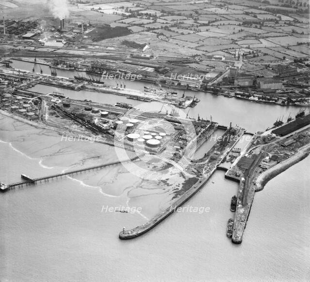 Royal Edward Dock, Avonmouth, Bristol, 1946. Artist: Aerofilms.