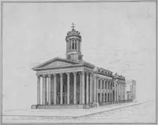 Royal Exchange, Glasgow 1832. Creator: David Allen