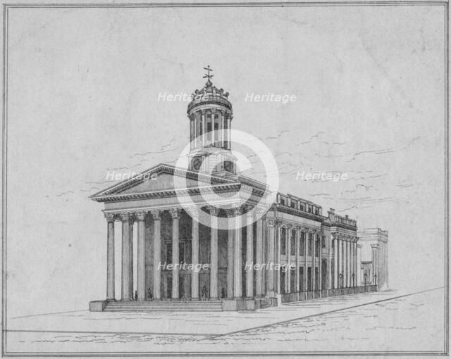 'Royal Exchange, Glasgow', 1832. Creator: David Allen.