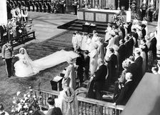 Royal Family, wedding of Duke of Kent and Katherine Worsley, 1961. Creator: Unknown
