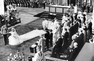 Royal Family, wedding of Duke of Kent and Katherine Worsley, 1961. Creator: Unknown.