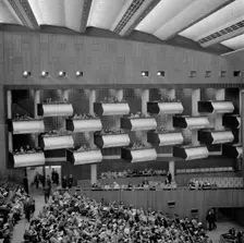 Royal Festival Hall, Belvedere Road, South Bank, Lambeth, London, c1954-1962. Artist: Eric de Maré