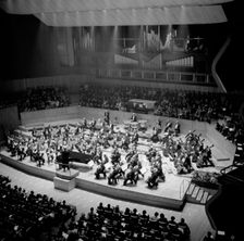 Royal Festival Hall, Belvedere Road, South Bank, Lambeth, London, c1954-1962. Artist: Eric de Maré
