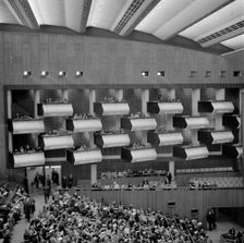 Royal Festival Hall, Belvedere Road, South Bank, Lambeth, London, c1954-1962. Artist: Eric de Maré