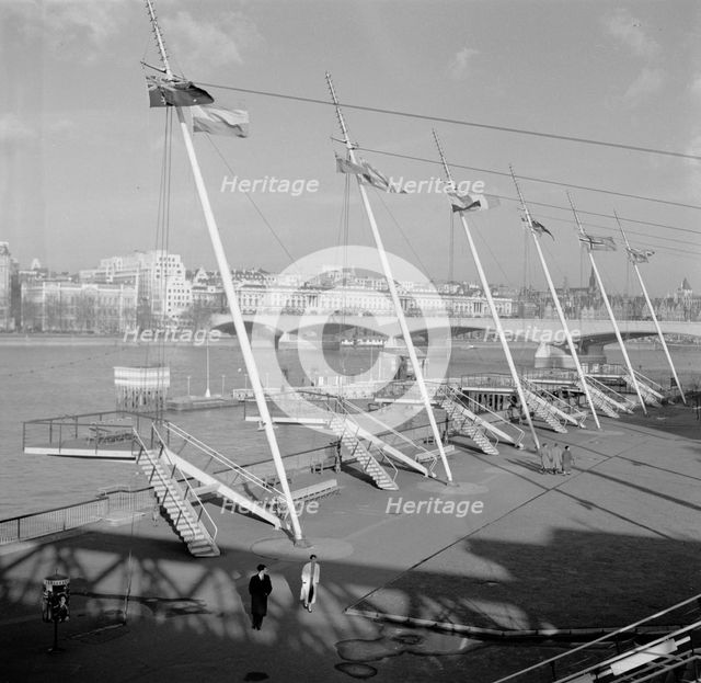 Royal Festival Hall, Belvedere Road, South Bank, Lambeth, London, c1951-1962. Artist: Eric de Maré