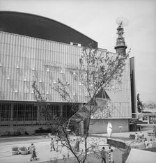 Royal Festival Hall, Festival of Britain, South Bank, Lambeth, London, 1951. Artist: MW Parry