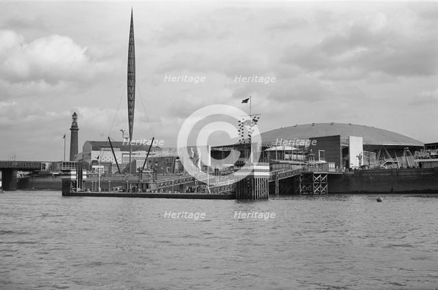 Royal Festival Site, South Bank, Lambeth, London, c1948-1952. Artist: SW Rawlings