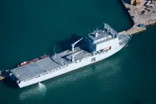 Royal Fleet Auxiliary Lyme Bay (L3007), 2007. Artist: Historic England Staff Photographer