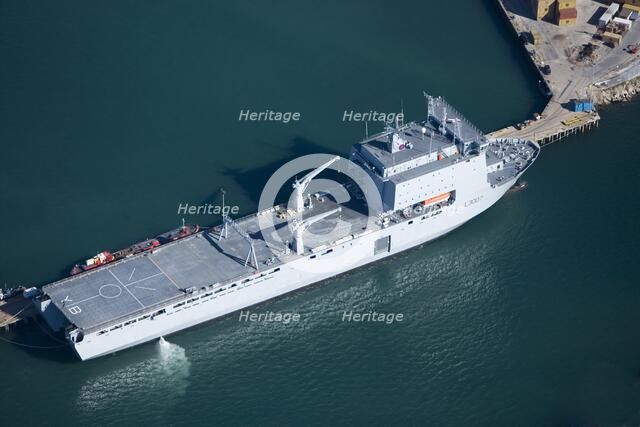 Royal Fleet Auxiliary 'Lyme Bay' (L3007), 2007. Artist: Historic England Staff Photographer.