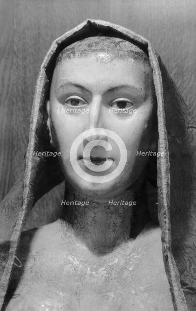 Royal funeral effigy of Anne of Denmark, Westminster Abbey, London, 1945-1980. Artist: Eric de Maré
