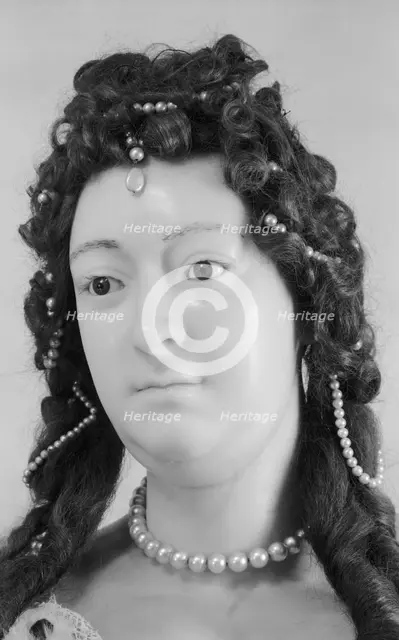 Royal funeral effigy of Queen Mary, Westminster Abbey, London, 1945-1980. Artist: Eric de Maré