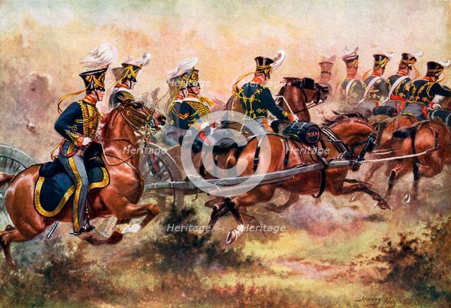 'Royal Horse Artillery, c1832', (c1920). Creator: Harry Payne.