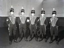 Royal Horse Artillery gun team in full dress, c1953. Creator: Arthur Charles Kirby Ware
