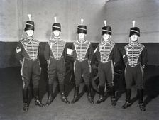 Royal Horse Artillery gun team in full dress, c1953. Creator: Arthur Charles Kirby Ware