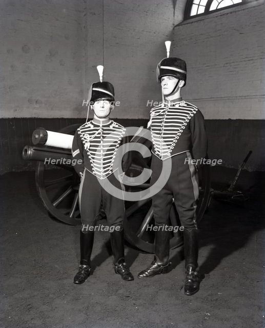 Royal Horse Artillery gun team in full dress, c1953.  Creator: Arthur Charles Kirby Ware.