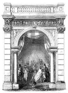 Royal Horticultural Society's Gardens, South Kensington: one of the arches of the Northern..., 1861. Creator: Unknown